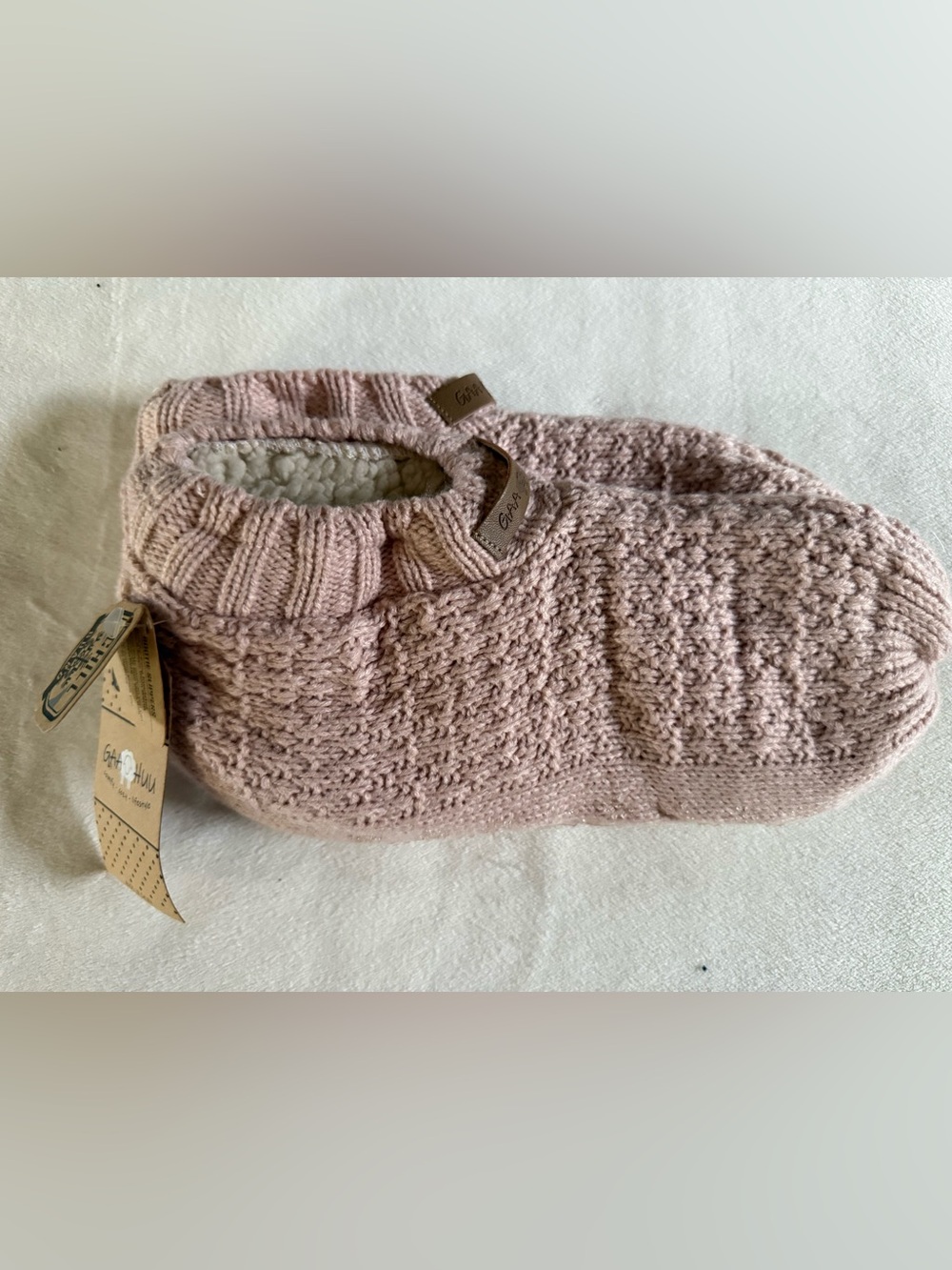 Cozy Cable-Knit Women's Sweater Socks - Blush Pink